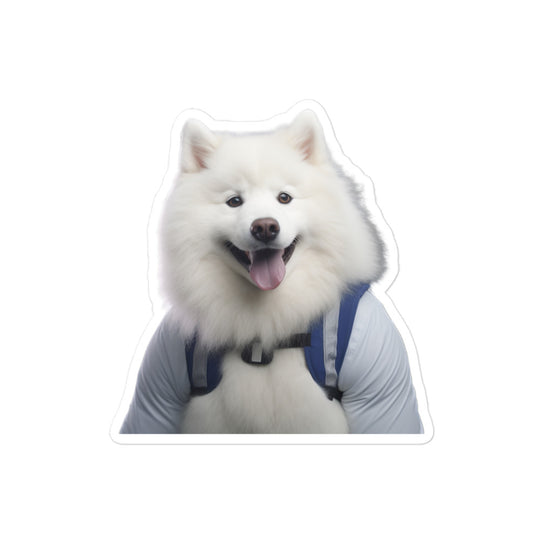 Samoyed Transit Operator Sticker - Stickerfy.ai