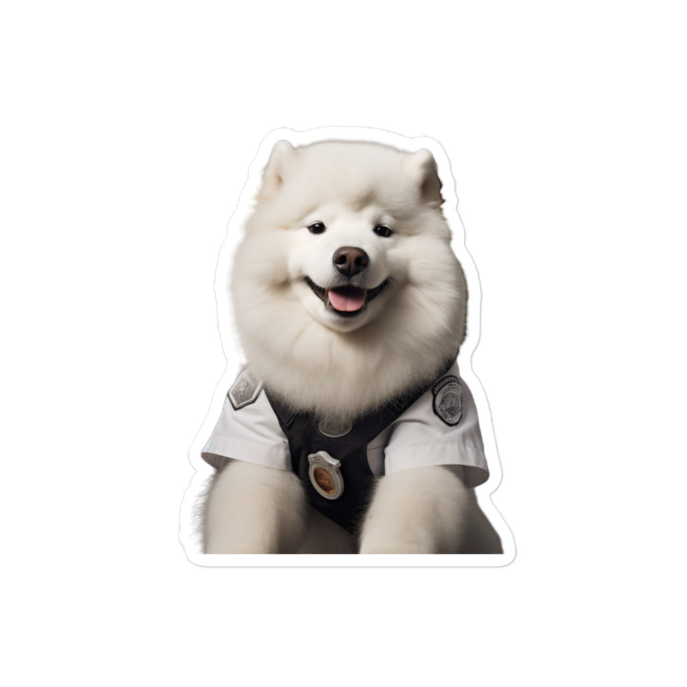 Samoyed Transit Operator Sticker - Stickerfy.ai