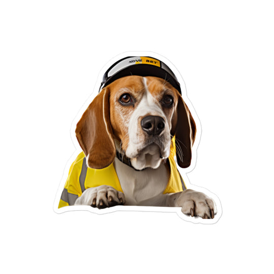 Beagle Transit Operator Sticker - Stickerfy.ai