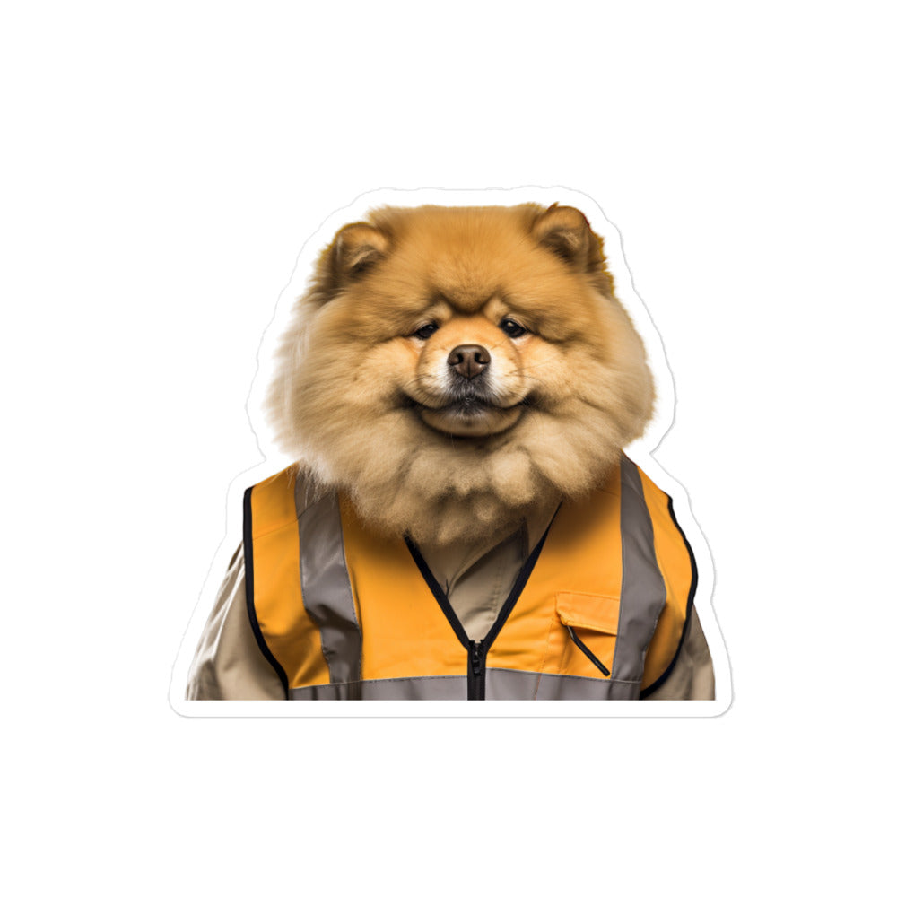 Chow Chow Transit Operator Sticker - Stickerfy.ai