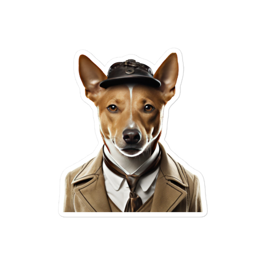 Basenji Transit Operator Sticker - Stickerfy.ai