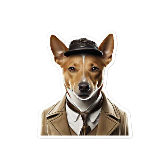 Basenji Transit Operator Sticker - Stickerfy.ai