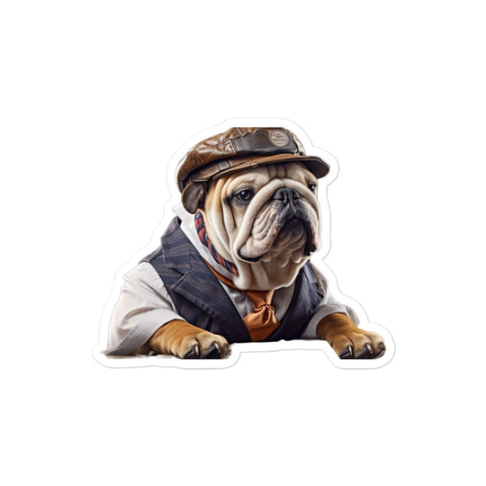 Bulldog Transit Operator Sticker - Stickerfy.ai