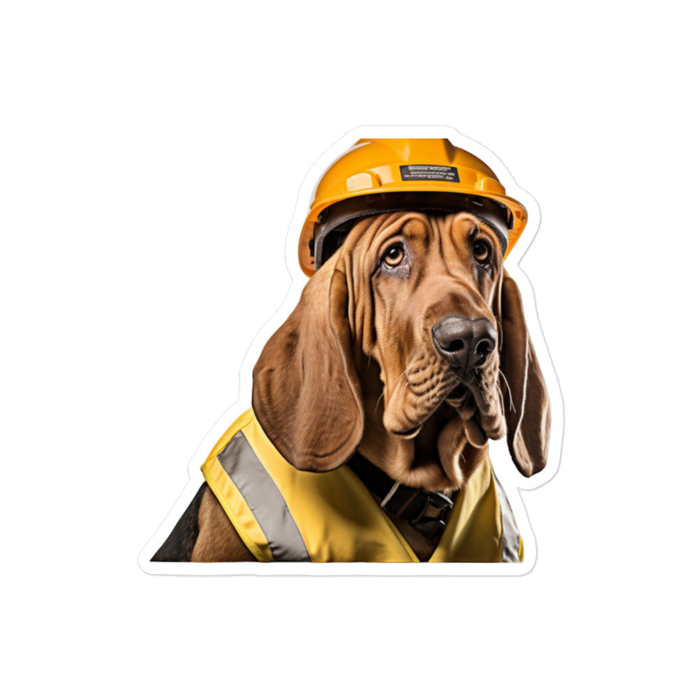 Bloodhound Transit Operator Sticker - Stickerfy.ai