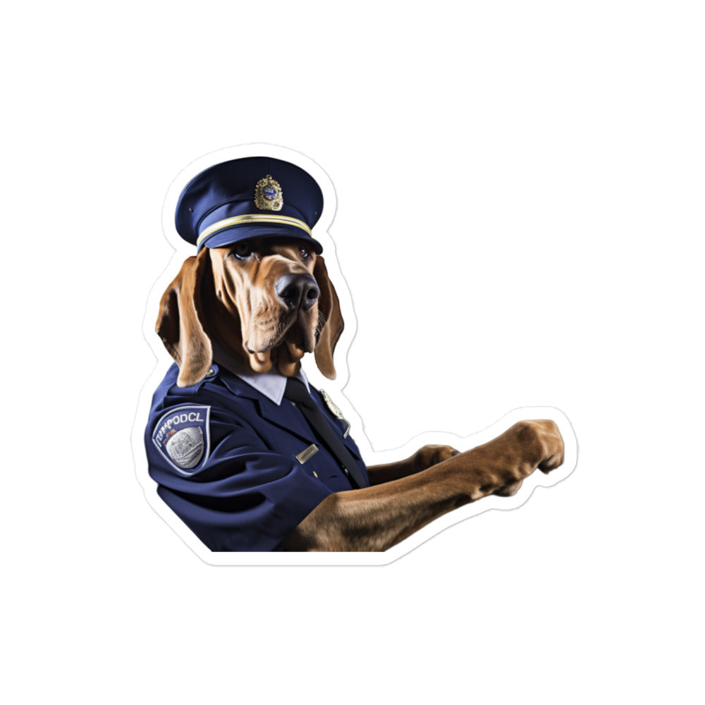 Bloodhound Transit Operator Sticker - Stickerfy.ai