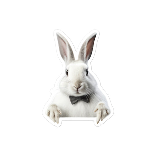 Beveren Persuasive Sales Bunny Sticker - Stickerfy.ai