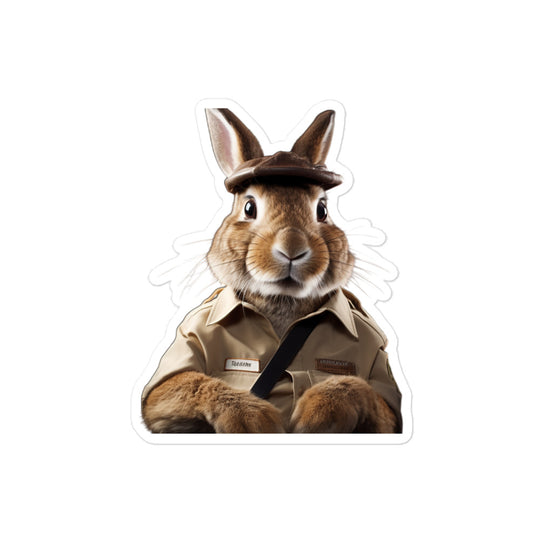 Californian Transit Operator Bunny Sticker - Stickerfy.ai