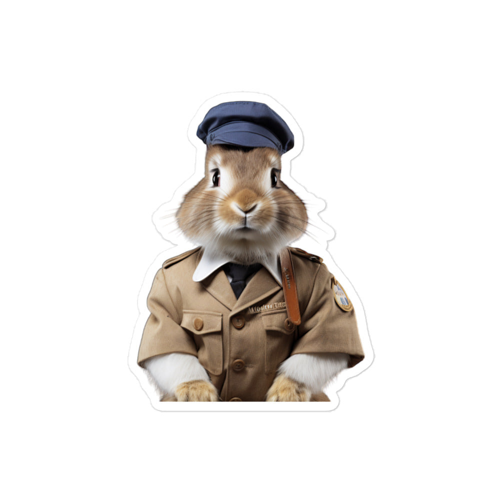 Dutch Transit Operator Bunny Sticker - Stickerfy.ai