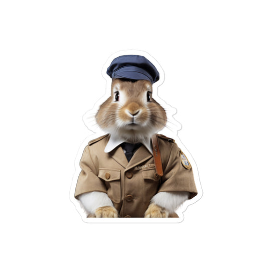 Dutch Transit Operator Bunny Sticker - Stickerfy.ai