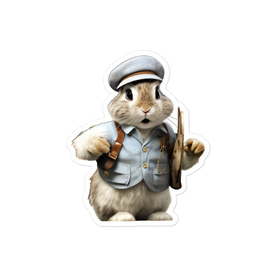 Himalayan Transit Operator Bunny Sticker - Stickerfy.ai