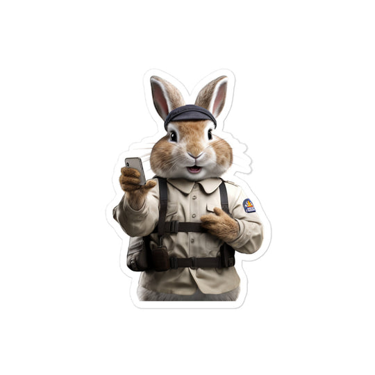 Himalayan Transit Operator Bunny Sticker - Stickerfy.ai