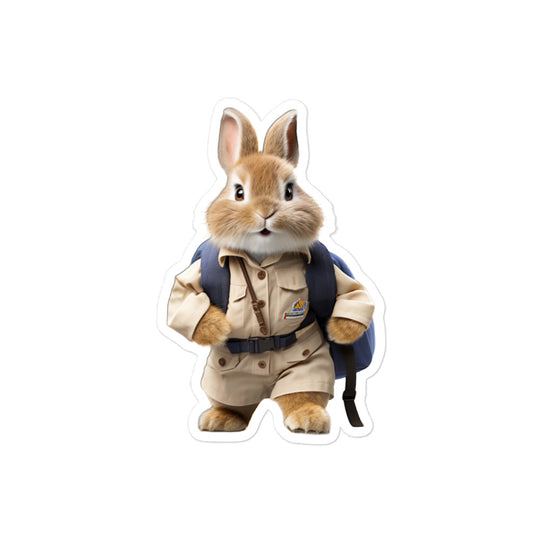 Himalayan Transit Operator Bunny Sticker - Stickerfy.ai