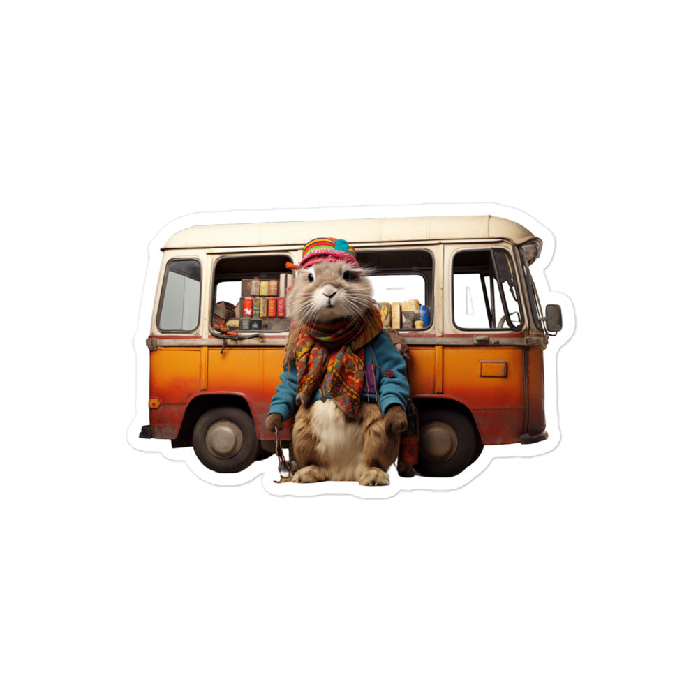 Himalayan Transit Operator Bunny Sticker - Stickerfy.ai