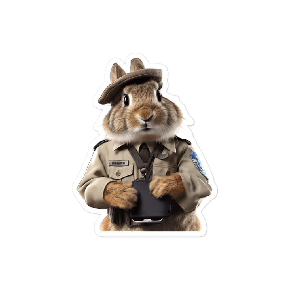 Himalayan Transit Operator Bunny Sticker - Stickerfy.ai