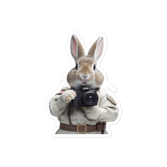 Mini Rex Security Officer Bunny Sticker - Stickerfy.ai