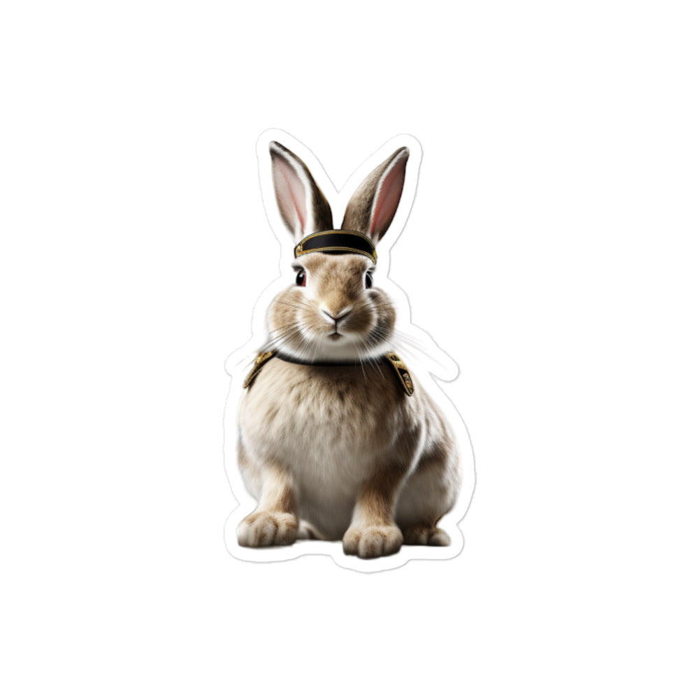 New Zealand Transit Operator Bunny Sticker - Stickerfy.ai