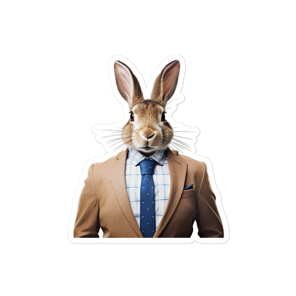 Rhinelander Persuasive Sales Bunny Sticker - Stickerfy.ai