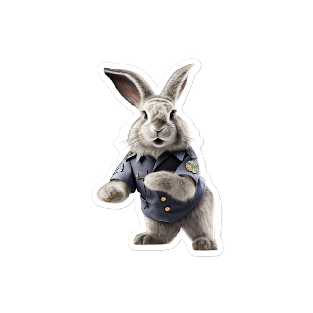 Silver Fox Transit Operator Bunny Sticker - Stickerfy.ai