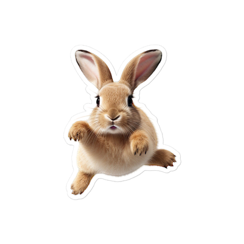 American Bunny Sticker - Stickerfy.ai