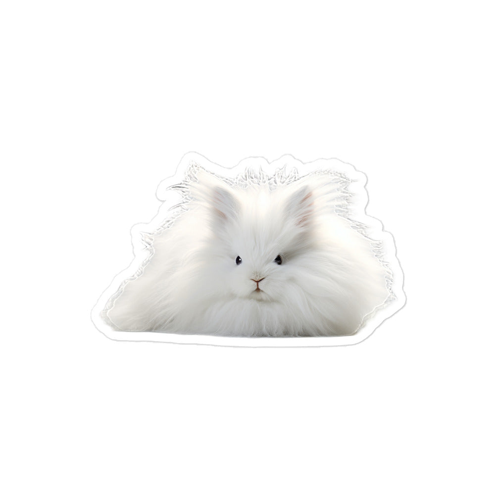 Angora Bunny Sticker - Stickerfy.ai