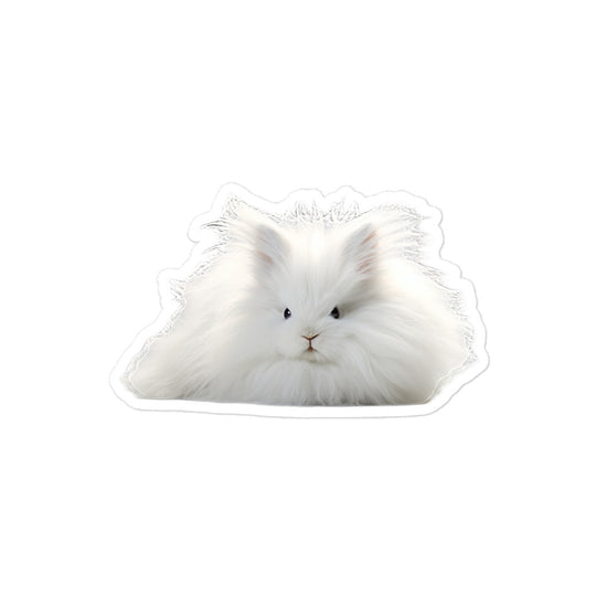 Angora Bunny Sticker - Stickerfy.ai