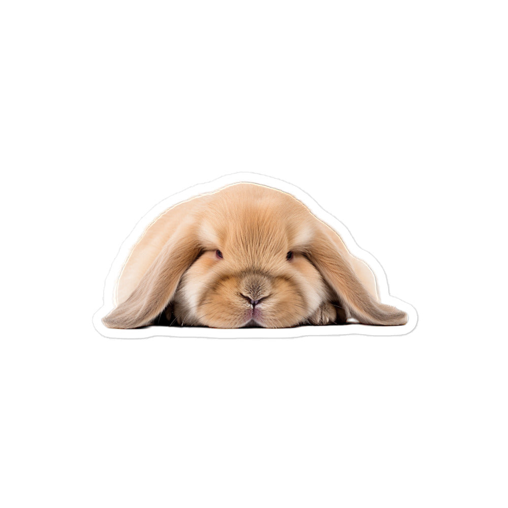 Holland Lop Bunny Sticker - Stickerfy.ai