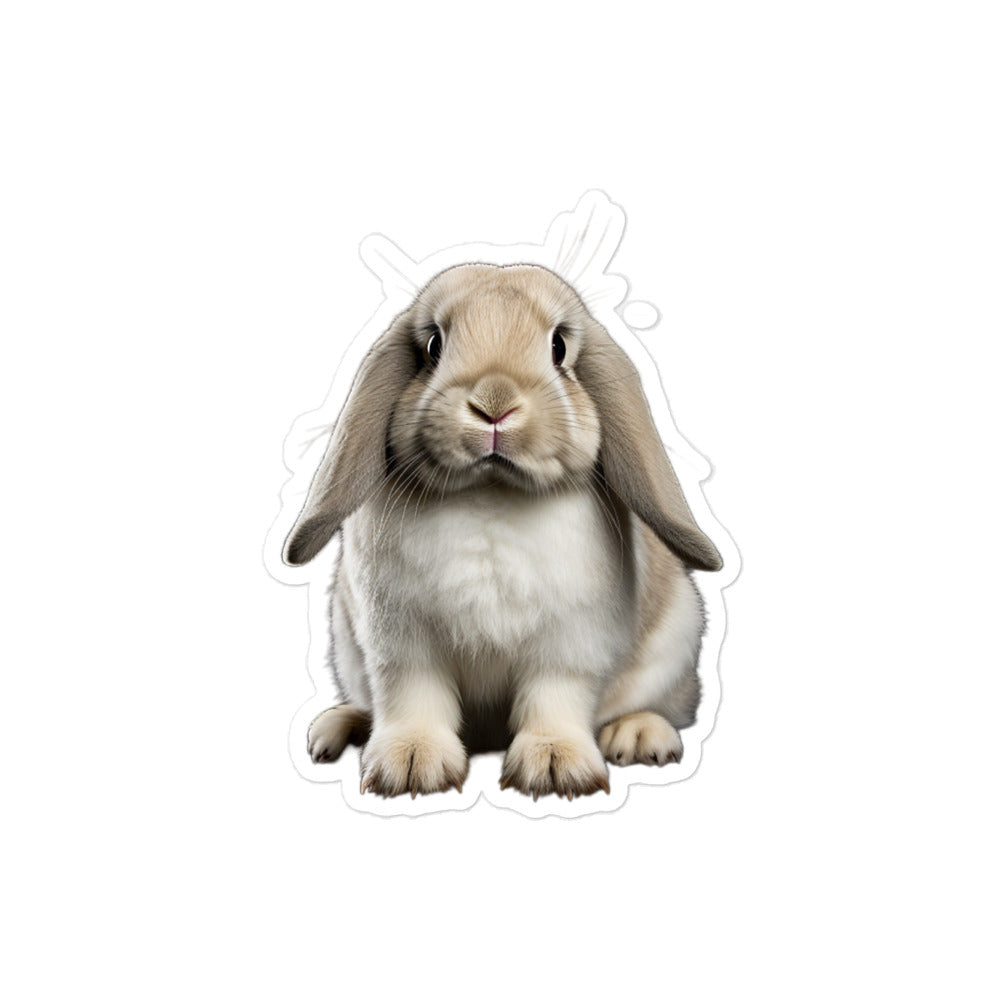 English Lop Bunny Sticker - Stickerfy.ai