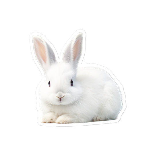 Mini Satin Bunny Sticker - Stickerfy.ai
