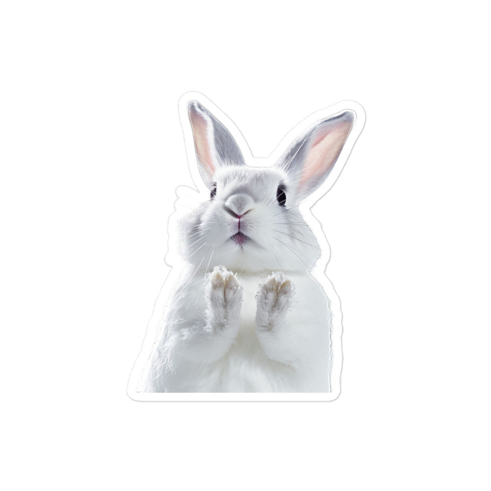 English Spot Bunny Sticker - Stickerfy.ai