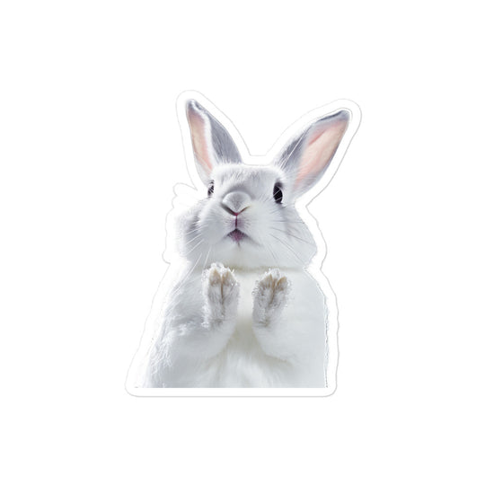 English Spot Bunny Sticker - Stickerfy.ai