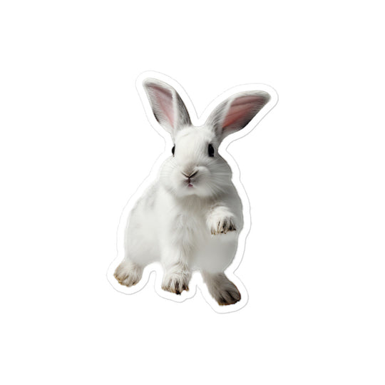 English Spot Bunny Sticker - Stickerfy.ai