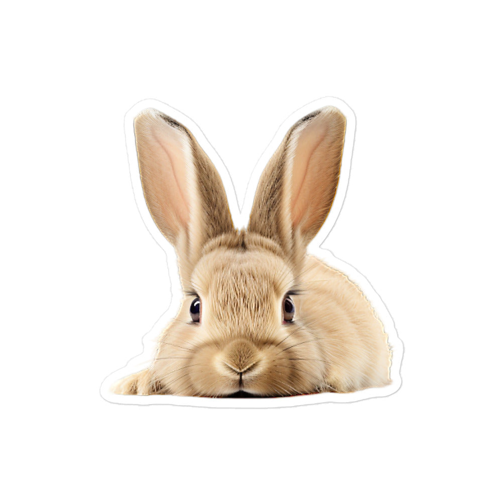Tan Bunny Sticker - Stickerfy.ai