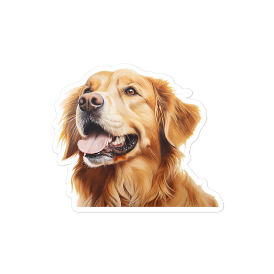 Golden Retriever Sticker - Stickerfy.ai
