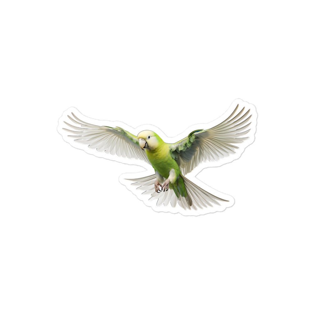 Quaker Parrot Sticker - Stickerfy.ai