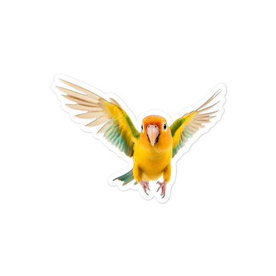 Fischer's Lovebird Sticker - Stickerfy.ai