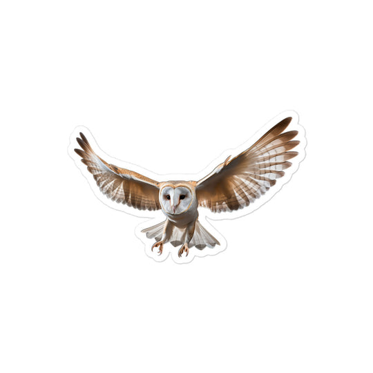 Barn Owl Sticker - Stickerfy.ai