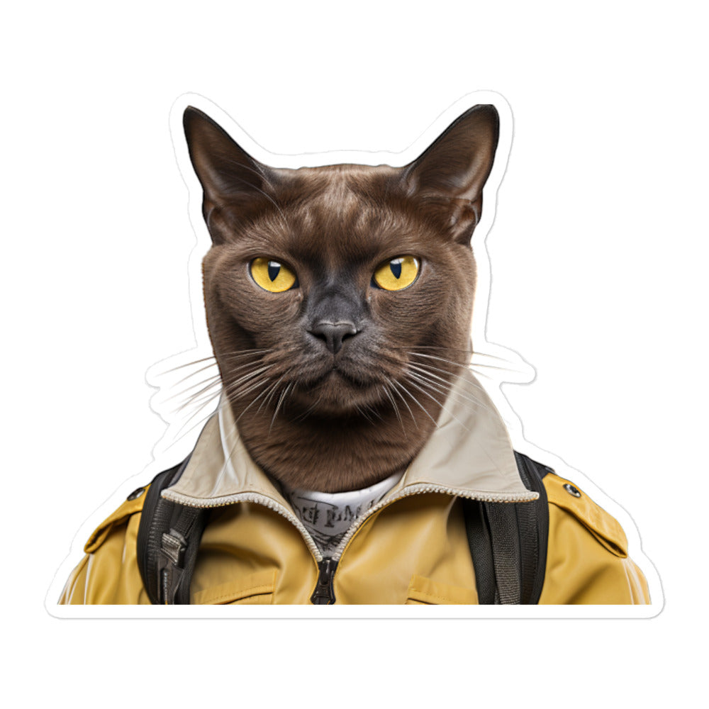 Burmese Transit Operator Sticker - Stickerfy.ai