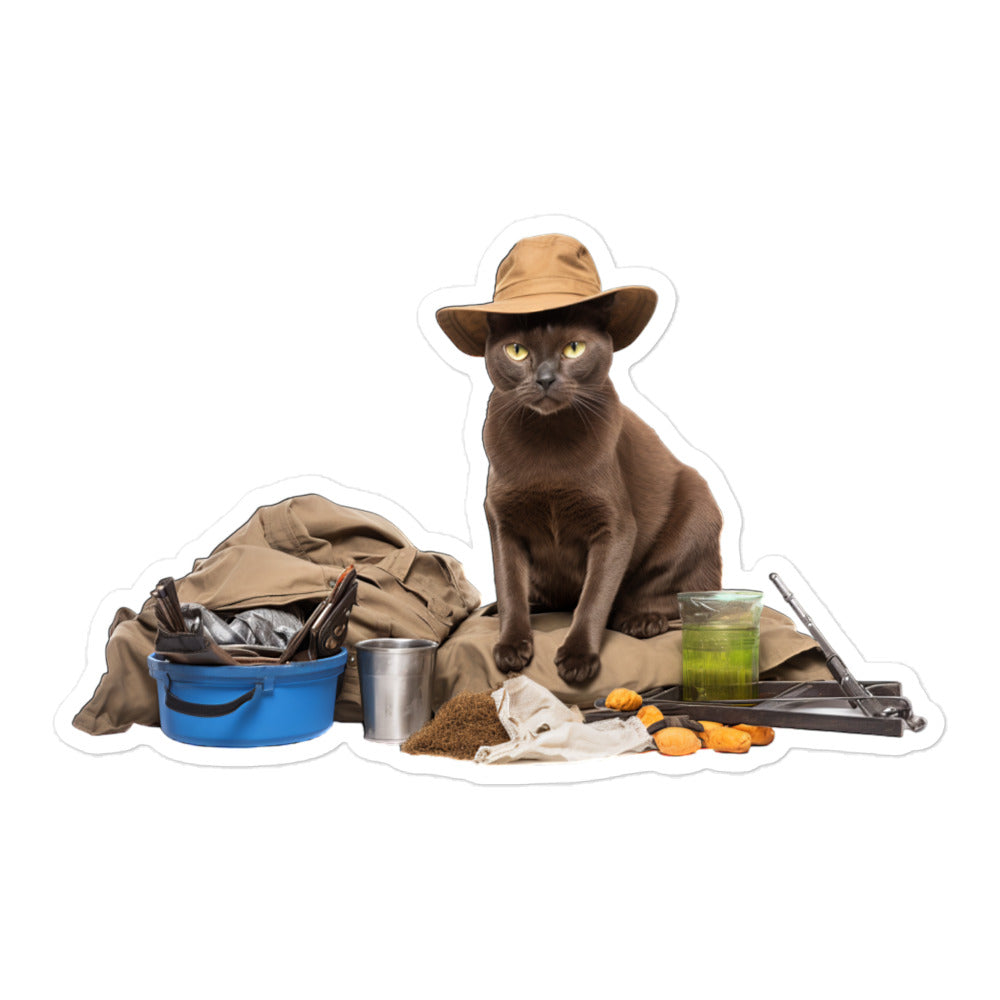 Burmese Janitor Sticker - Stickerfy.ai