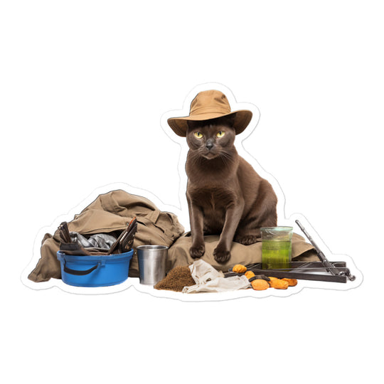 Burmese Janitor Sticker - Stickerfy.ai