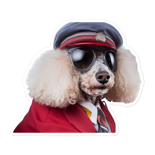 Poodle Transit Operator Sticker - Stickerfy.ai