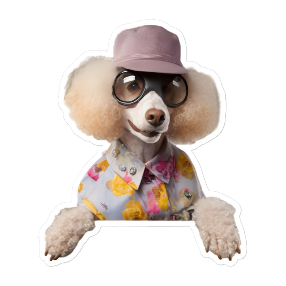 Poodle Transit Operator Sticker - Stickerfy.ai