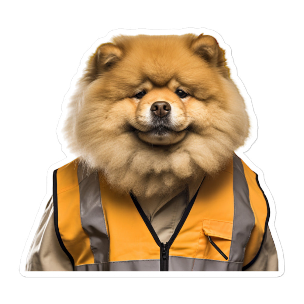 Chow Chow Transit Operator Sticker - Stickerfy.ai