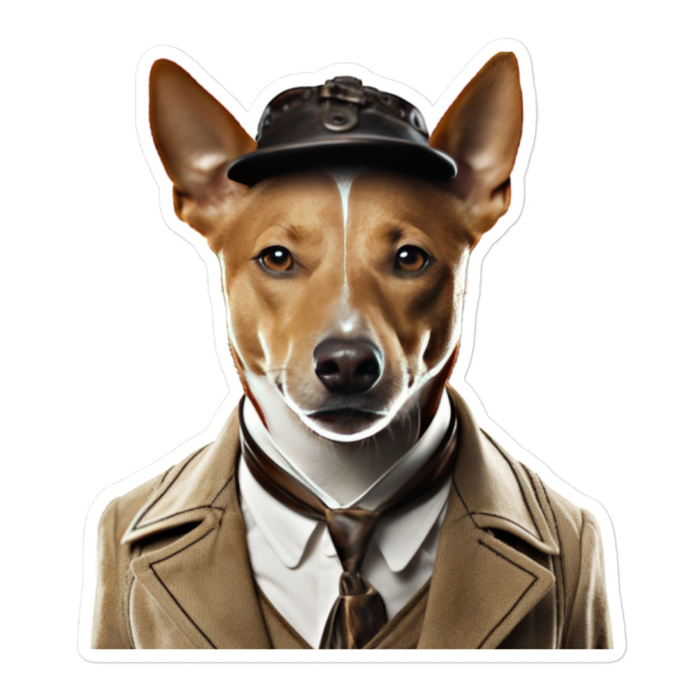 Basenji Transit Operator Sticker - Stickerfy.ai