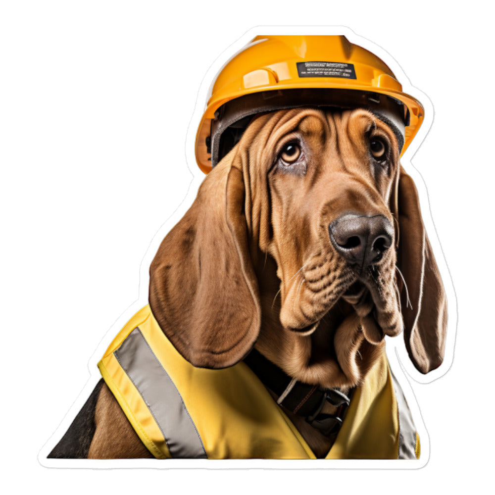 Bloodhound Transit Operator Sticker - Stickerfy.ai
