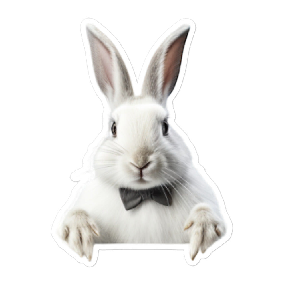 Beveren Persuasive Sales Bunny Sticker - Stickerfy.ai