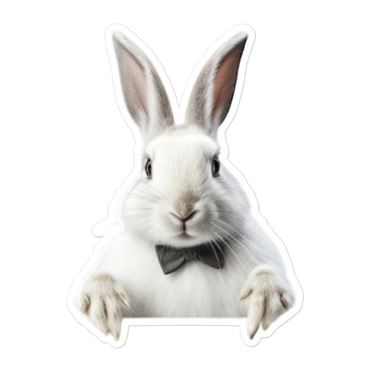 Beveren Persuasive Sales Bunny Sticker - Stickerfy.ai