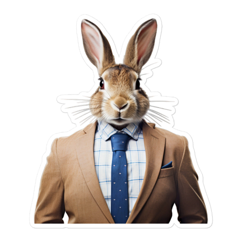 Rhinelander Persuasive Sales Bunny Sticker - Stickerfy.ai