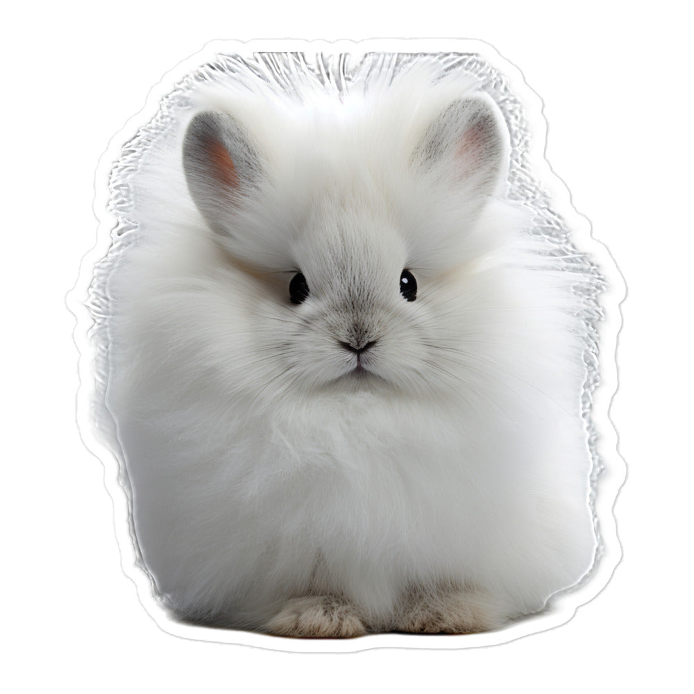 Jersey Wooly Bunny Sticker - Stickerfy.ai