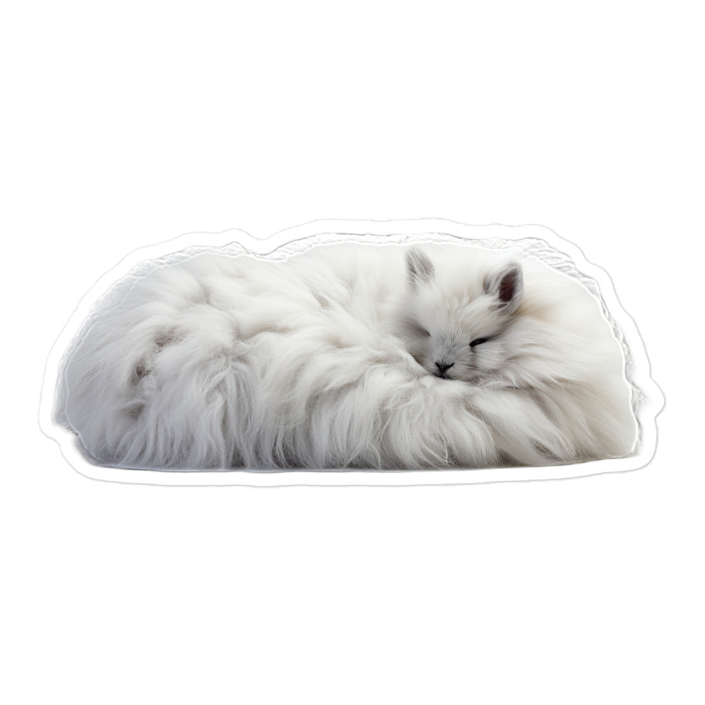 Jersey Wooly Bunny Sticker - Stickerfy.ai