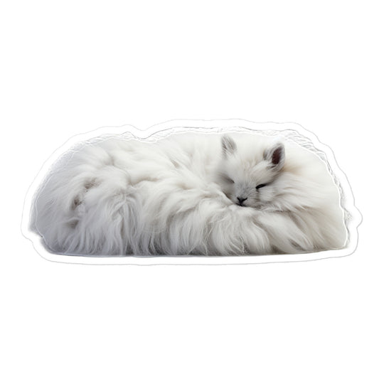Jersey Wooly Bunny Sticker - Stickerfy.ai